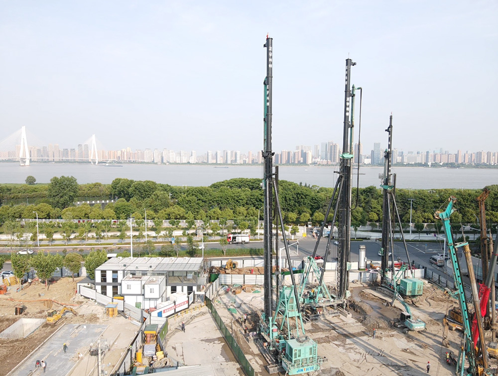 二七路過(guò)江通道漢口段工作井東端頭取芯C3、C69