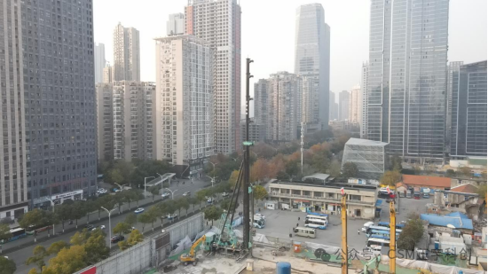 熱烈慶祝電影制片廠(chǎng)二期E1地塊項(xiàng)目CSM止水帷幕順利完工！